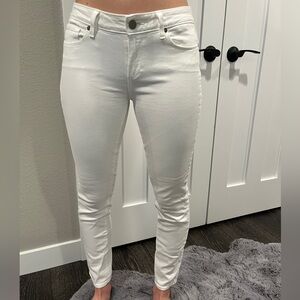 PAIGE Women's Skinny Jeans in White
